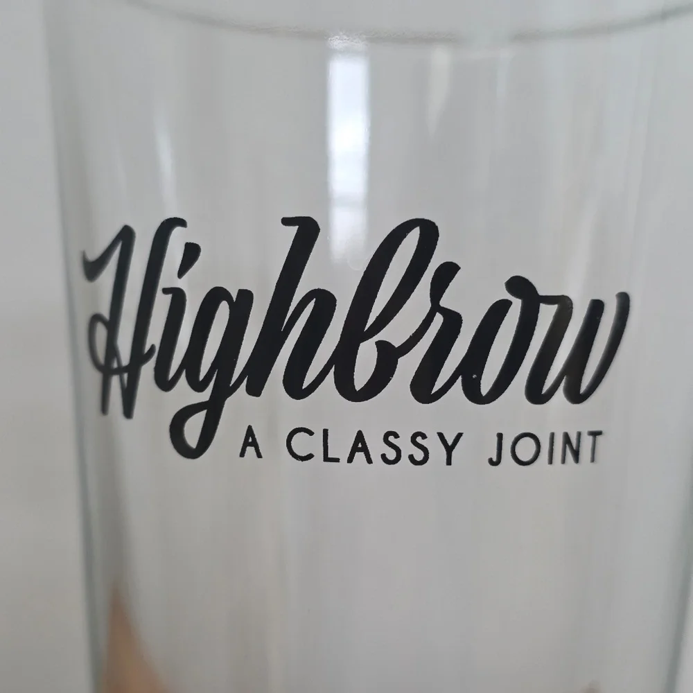 Highbrow Pint Glasses - Lot of 4